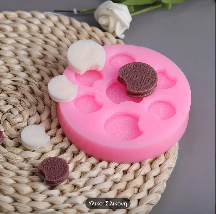 Σιλικόνης Φόρμα σε Σχήμα COOKIES ( Κωδ Προιόντος 10000154)